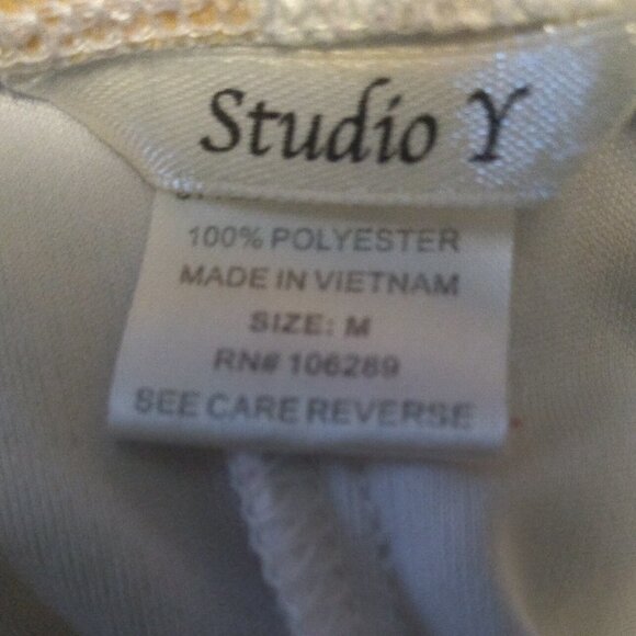 White Top with Yellow Floral Pattern - Picture 8 of 8